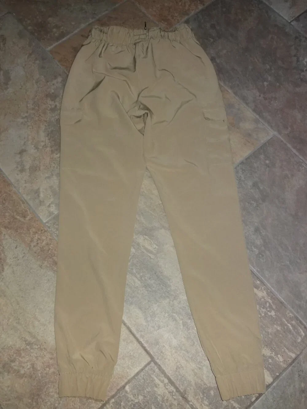 Lot2= WeatherProof Tech/Jogger/cargo pants L 14/16 Elastic Waist tan/brown